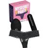 MySecretCase Mutandine Vibranti con Telecomando - Vibratoreper Donna Professionale, Sex Toys Coppia, Vibratore Clitoride Femminile, Stimolatore Toy Vibrante Donne Piccolo, Mutande a distanza (M/L)