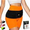 Feel Recovery Cintura sacroiliaca SI per Donna e Uomo - Tutore Anca per Dolore al Nervo Sciatico - Supporto Schiena, Articolazione SI, Pelvi e dolore alle Gambe - Neoprene, Regolabile & Traspirante (L/XL, Nero)