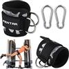Fentar 2 Pezzi Cavigliere Cavi Palestra, Cinghie per Caviglia Palestra, Confortevole Cavigliera da Palestra per Estensione delle Gambe di Uomini e Donne, Ankle Strap per Allenamento delle Gambe