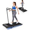 Superun Tapis Roulant Salvapazio Pieghevole Elettrico con Inclinazione 6%,2.5 CV Walking Pad,1-12km/h Tapirulan Elettrico Pieghevole con APP Controllo Corsi di Allenamento, Massima di 136 kg