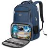 MATEIN Zaino Porta PC Porta Pranzo Termico, Zaino Lavoro Uomo 17 Pollici | Zaino PC con Pranzo Termico, Multitasche Zaino da Lavoro Uomo, Impermeabile Borsa Frigo per Università Viaggio Picnic, Blu