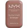 NYX Professional Makeup Bronzer, Per un Look Abbronzato e Luminoso, Tenuta fino a 12h, Resiste alle Sbavature, No Transfer, Buttermelt, Tonalità: Butta Me Up, 5 g