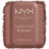 NYX Professional Makeup Bronzer, Per un Look Abbronzato e Luminoso, Tenuta fino a 12h, Resiste alle Sbavature, No Transfer, Buttermelt, Tonalità: Butta Biscuit, 5 g