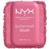 NYX Professional Makeup Buttermelt Powder Blush fino a 12 ore, miscelazione senza cuciture, resistente allo sbiadimento e al trasferimento, con burro di karitè e mango, formula vegana, tonalità For