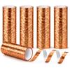 Carehabi 5 Stelle Filanti Metalliche Oro Rosa Decorazioni Stelle Filanti | Stelle Filanti Set di stelle filanti di carta per Feste di Compleanno Matrimoni e Capodanno