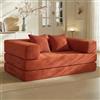 Vipbear Divano Letto 160cm, Divano Letto 2 Posti Componibile Boneless Couch | 5-in-1 Divano Letto Modulare Componibile, Divano Letto Matrimoniale Senza Struttura, Divano a Compressione Sottovuoto