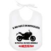 La Ruotante Bavaglino moto motocross motociclista biker papà bavetta regalo nascita
