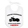 La Ruotante Bavaglino moto motocross motociclista biker papà bavetta regalo nascita