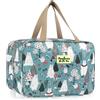 Aucuu Beauty Case Da Viaggio, Borsa da Toilette per Donna, Borse per Cosmetici con zip，Borsa Da Toilette Impermeabile Di Grande Capacità Per Brevi Viaggi, Affari E Ufficio