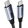 BENFEI Cavo USB C Supporta Video 4K@60Hz,100W 20V/5A PD Ricarica rapida,10Gbps Cavo USB Type C 3.2 Gen2 per iPhone 15 Plus Pro Max MacBook Pro Air iPad Pro Galaxy S24 S23 S22 S21 Ultra (0.9M)