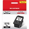 Washope 575 XL Sostituzione per Cartuccia Canon 575 Nero per Canon Pixma TR3750i | PG 575 XL Nero Cartuccia per Canon TR4755i TS3750i TS3550i TR4750i TS3551i TS3751i TS3752i TR4751i TS3752i TR4756i