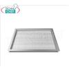 TEGLIA INOX forata per cotture di fritti o cotture a vapore - dim.mm.598x410x30h