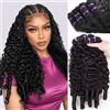 Romface Brasiliana Burmese Kinky Curly Bundles Human Hair Capelli Umani Ricci Brasiliani 16 Pollici Extension Capelli Veri Curly Weave Hair Bundles for Women Naturale Colore Nero