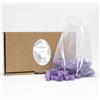 Kywië Florex Sapone al latte di pecora in forma di cuore - 50 pezzi Mini sapone per ospiti - Sapone naturale fatto a mano - Battesimo, Comunione, Conferma, regalo per gli ospiti - In scatola regalo