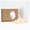 Kywië Florex Sapone al latte di pecora in forma di cuore - 50 pezzi Mini sapone per ospiti - Sapone naturale fatto a mano - Battesimo, Comunione, Confermazione, regalo per gli ospiti - In confezione regalo