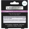 Capello point Lash Secret Individual - Ciglia Finte a Ciuffetti Lunghe Riutilizzabili e Colla - Effetto Occhi da Gatto - Individual Long con Nodino