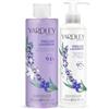 Yardley London English Lavender Body Wash Lotion Collection | Moisturising Body Wash and Lotion Set with English Lavender Scent, Delicate Luxury Skin Care Gift for Women