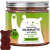 Bears with Benefits - Gommose Collagene, OPC - Silhouette, Pelle - 30 pezzi | Lift me Up Silhouette - Collagene, OPC, Vitamina C e E- Cura da 1 mese - Senza Zuccheri