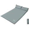 Ubon Materassino da Campeggio Impermeabile Autogonfiante Portatile | Leggero, Pieghevole, Letto Doppio, 190 × 130 × 3,6 cm, Facile da Trasportare, Cuscino Ergonomico, Riempimento in Schiuma