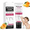 EHIOG Crema Schiarente Corpo alla Niacinamide,Crema Schiarente Ascelle e Parti Intime,Crema Sbiancante Intima per Ascelle, Ginocchia, Interno Coscia e Zone Sensibili-White - 60 ml