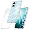FLLAO Cover per OPPO A6 Pro 5G - Trasparente | 2 Vetro Temperato, Anti Ingiallimento Antiurto Protezione Fotocamera Silicona TPU Custodia per OPPO A6 Pro 5G