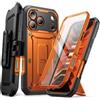 SUPCASE Cover per iPhone 18 Pro Max/iPhone 17 Pro Max Custodia 360 Corallo | con Pulsante di Controllo della Fotocamera, Supporto e Protezione per lo Schermo [Protezione di Livello Militare]