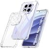 FLLAO Cover per Xiaomi Redmi Note 14 Pro 4G (Non per 5G) - Trasparente | Anti Ingiallimento Antiurto Protezione Fotocamera Silicona TPU Custodia per Xiaomi Redmi Note 14 Pro 4G