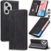 Jasonyu Cover per Honor 400 Pro, Portafoglio PU Pelle Custodia, Nero | Flip Libro, Slot Porta Carte, Magnetica, Funzione Supporto, TPU Antiurto