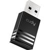 Cudy Wi-Fi 5 ad alto guadagno AC1300 MU-MIMO WPA3 W, WU1300S | WiFi 5 AC1300867 400 Mbps, interfaccia USB 3.0, WPA3, MU-MIMO, dual-band, compatto, Win/macOS/Linux, senza driver, p