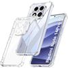 FLLAO Cover per Xiaomi Redmi Note 14 Pro 5G (Non per 4G) - Trasparente | Anti Ingiallimento Antiurto Protezione Fotocamera Silicona TPU Custodia per Xiaomi Redmi Note 14 Pro 5G