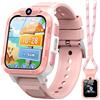 IOWODO Smartwatch Bambini 4G con Localizzazione GPS+Wi-Fi+LBS | 1,85" Orologio GPS Bambini con Videochiamata HD, SOS, Batteria 850mAh, Controllo Genitori, Modalità Scuola, IP68, 25 Lingue