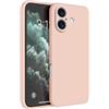 Mixroom - Cover Custodia Case per iPhone 16 Plus Protezione Copre Fotocamera in Silicone TPU Opaco con Bordi Piatti Colore Rosa