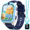 IOWODO Smartwatch Bambini 4G con Localizzazione GPS+Wi-Fi+LBS | 1,85" Orologio GPS Bambini con Videochiamata HD, SOS, Batteria 850mAh, Controllo Genitori, Modalità Scuola, IP68, 25 Lingue