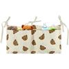 Flintronic Borsa Appendere per Lettino, Organizer per Cameretta dei Bambini, per Letto Usato per Riporre Vestiti Pannolini Giocattoli