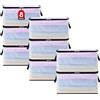 Lifewit 8 Pezzi Scatole per Armadio Trasparente 60L, Organizzatore Armadio Pieghevole con Manici, Scatole per Vestiti en PP, Scatoloni Trasloco, Organizer Armadio per Vestiti, Coperte, Piumoni
