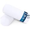 Utopia Bedding Set di 2 cuscino cilindrico, 15 x 40 cm (Bianco) | Set di 2 cuscini cilindrici morbidi e confortevoli, ideali per il supporto di collo, schiena e gambe.