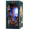 BATTREVO DIY Book Nook Kit- Puzzle sul fondale marino - con luce LED, kit angolo libro per adulti, decorazione libreria, angolo libri, regali di compleanno di Natale