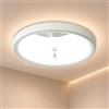 EASY EAGLE Plafoniera LED Soffitto con Sensore di Movimento 30CM 28W | Lampada a Soffitto 2700K 4000K 6000K, Lampadario LED Soffitto per Corridoio, Portico, Cucina, Garage, Ingresso