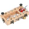 Zocipro Giocattoli Montessori per 3 4 5 6 Anni, Tavola a Vite in Legno Bambini Giocattoli, Montessori Busy Board Gioco Educativo Giochi con Avvitatori e Dadi, attività Educativa