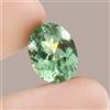 BMR Jewels Natural Montana Zaffiro Verde 4.15 Ct Ovale Precisione AGL Certificato Gemma