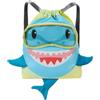 Generisch Borsa da nuoto per bambini con scomparti per scarpe, motivo squalo, zaino | Borsa da nuoto con separazione asciutta e umida, per bambini, per viaggi, palestra, sport, fitness, a partire dai 3 anni