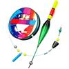 Generico Set Di Lenze Da - Set Galleggianti Da In Nylon Da 18 Cm | Şet Galleggianti Da Peśca Con Piombo | Şet Galleggianți Da Peśca Per Pescatori, Principianti, Uomini, Outdoor, Acqua Salata, Acqua