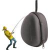 Generic Borsa per mulinello da pesca, grande capacità, borsa per mulinello | Custodia per mulinello da pesca, custodia per mulinello da pesca, accessori da pesca