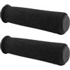 cyclingcolors Manopole bici in schiuma 125 mm diametro 22 mm coniche morbide unisex per manubrio MTB trekking strada scooter bici, nero