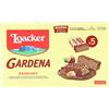 Loacker - Gardena Hazelnut - Wafer con 5 Strati di Cialdine Farcite con Crema di Nocciole 100% Italiane, Ricoperti di Cioccolato al Latte - Per Merenda, Snack e Dessert - 18 Confezioni da 5