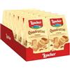 Loacker, Quadratini Tiramisù, Cubetti da Mangiare in un Boccone, con Cinque Strati di Cialdine Wafer e Quattro di Crema al Tiramisù, Snack Dolci per Colazione, 12 Sacchettini Richiudibili