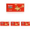 Loacker - Classic Napolitaner - Wafer Classico con 3 Strati di Cialde Farcite con Crema alla Nocciola - Merenda e Snack - Formato Famiglia con 5 Wafer da 45 Grammi (Confezione da 4)