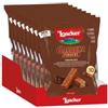Loacker - Gardena Fingers Chocolate - Wafer Lunghi e Sottili - 5 Strati di Cialdine Farcite con Crema di Cacao e Cioccolato, Ricoperti di Cioccolato al Latte - Merenda e Snack - 8 Sacchetti da 10