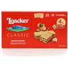 Loacker, Classic Napolitaner Multipack, Wafer Classico con 3 Strati di Cialde Farcite con Crema alla Nocciola, Merenda e Snack, Formato Convenienza, 1 Confezione da 24 Wafer