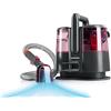 CLEANmaxx Pro Power Pulitore per tappezzeria, 600 W, rosso, potente aspirapolvere con doppio serbatoio e autopulente, ideale per divano, auto, tappeti, tappezzeria, forte rimozione delle macchie
